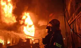 5 مصدوم در آتش‌سوزی منزل مسکونی