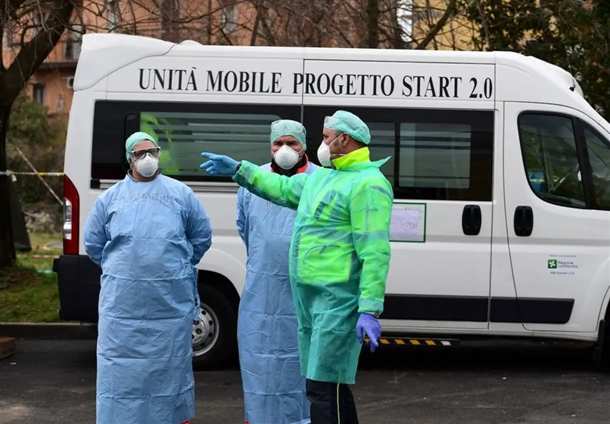 در طی ۲۴ گذشته ؛ کرونا جان ۴۳۳ نفر در ایتالیا را گرفت