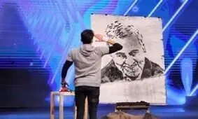 تقدیر از تصویرگر چهره سردار شهید حاج قاسم سلیمانی توسط فرمانده کل سپاه