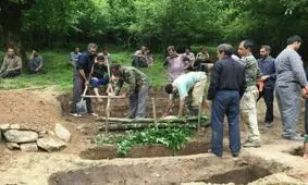 تازه ترین جزئیات از حادثه معدن گلستان / آماده سازي قبور براي جانباختگان حادثه انفجار معدن آزادشهر