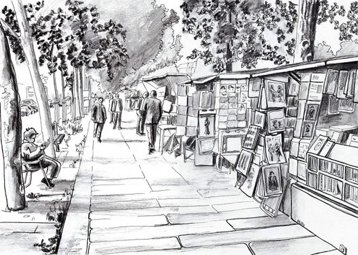 هوای پاریس متصل ابر و خفه است،‌ بسیار دلتنگ شده‌ام