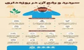 اینفوگرافی/ راهکارهایی برای رفع سردرد روزه‌داران