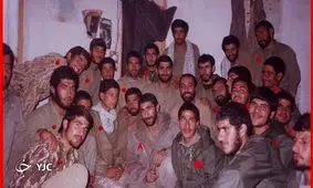 تصاویر حضور سردار قاآنی در میان شهدای تخریب‌چی لشکر ۲۱ امام رضا (ع)