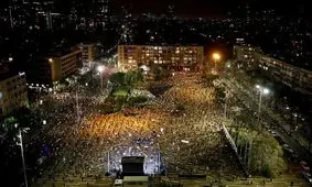 تظاهرات هزاران نفری در تل‌آویو علیه سیاست‌های اقتصادی نتانیاهو