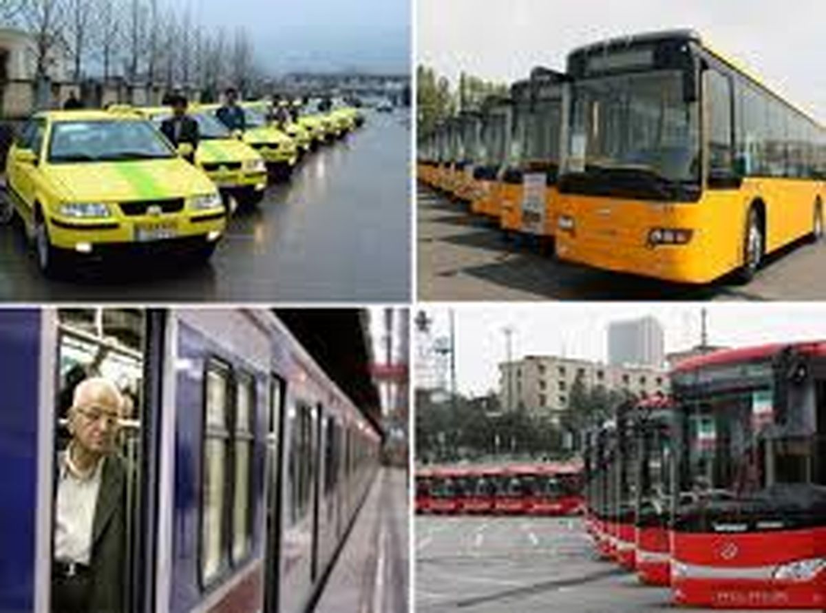 اعلام جزییات افزایش نرخ کرایه‌های حمل و نقل عمومی