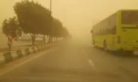 گرد و غبار در مهران به ۱۵ برابر حد مجاز رسید
