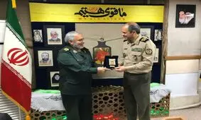 تفاهم نامه همکاری بین سازمان جغرافیایی نیروهای مسلح و راهیان نور
