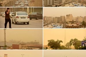 توده گرد و خاک در آبادان
