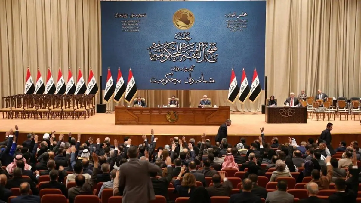 الاخباریه: جلسه پارلمان یک ساعت به تعویق افتاد