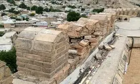 خسارت به برخی از ابنیه تاریخی لرستان در پی وقوع زلزله