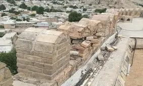 خسارت به برخی از ابنیه تاریخی لرستان در پی وقوع زلزله
