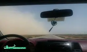 طوفان شن و گرد و خاک در خوزستان + تصویر