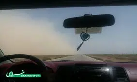 طوفان شن و گرد و خاک در خوزستان + تصویر
