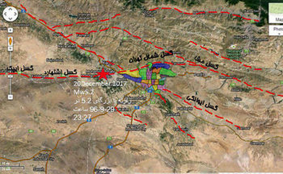 آدرس دقیق گسل های تهران کجاست؟ / شمال تهران، آسیب‌پذیر منطقه از زلزله