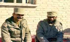 تصویر کمتر دیده شده سرلشکر ولی‌الله فلاحی در کنار رهبر معظم انقلاب