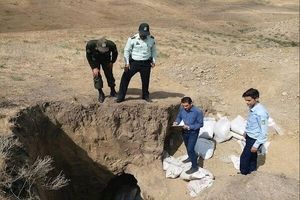 ۶ حفار غیرمجاز آثار باستانی در اردبیل دستگیر شدند