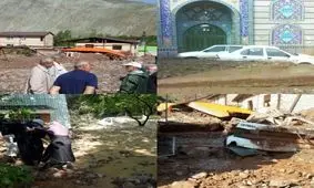 سیل فیروزکوه را غرق کرد+فیلم و عکس