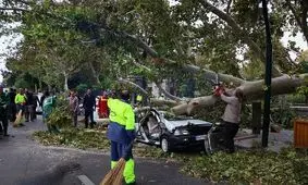 آخرین وضعیت خسارت تندباد بی‌سابقه در همدان