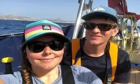 بی اطلاعی زوج جوان دریانورد از شیوع کرونا در جهان! / عکس