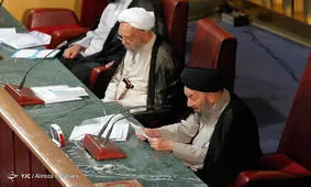 تصویری ماندگار از آیت‌الله ‌امینی در کنار آیت‌الله هاشمی رفسنجانی