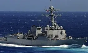 فیلمی از ناو آلوده آمریکا