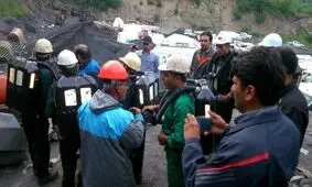ادامه امدادرسانی به حادثه دیدگان معدن زغال سنگ / فیلم