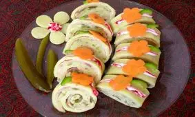 طرز تهیه رولت کالباس