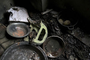 نشت گاز پیک نیک خانه‌ای را طعمه حریق کرد + تصویر