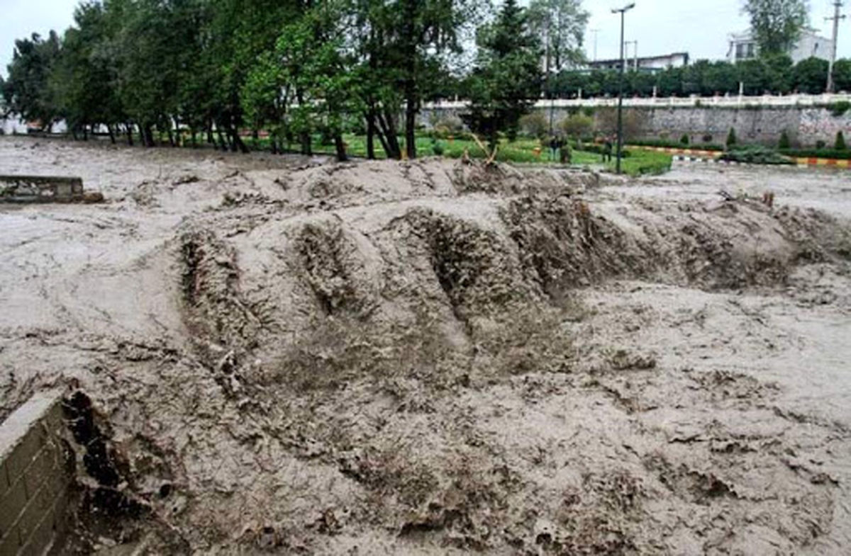 بارندگی منجر به طغیان رودخانه ها در برخی نواحی مازندران شده است