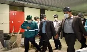 ایستگاه "اف" قطار شهری کرج تا پایان شهریورماه تکمیل می‌شود