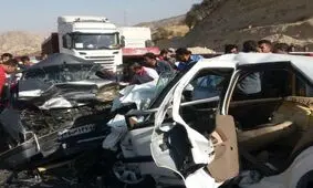 ‌6کشته تصادف در محور راین به جیرفت