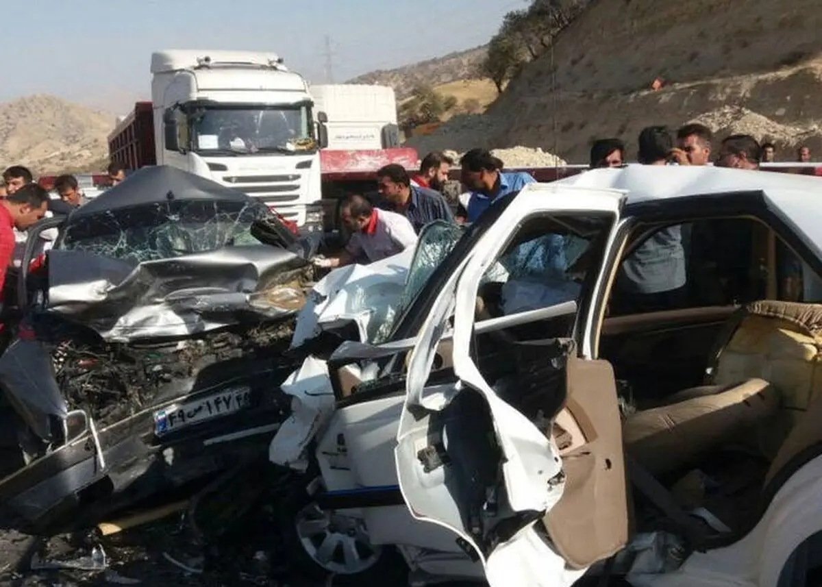 ‌6کشته تصادف در محور راین به جیرفت