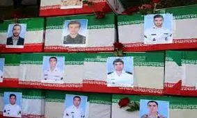 ورود پیکر شهدای ناوچه «کُنارک» به تهران