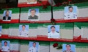 ورود پیکر شهدای ناوچه «کُنارک» به تهران