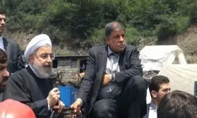 روایت یک شاهد عینی از حضور روحانی در جمع کارگران داغدار معدن/ تکذیب فیلم منتشر شده در این دیدار