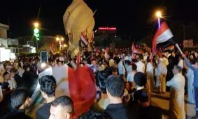 درگیری پلیس با معترضان در کربلا