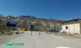 بسته بودن ورودی روستاها در جاده چالوس + تصویر