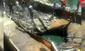 مجروحان ناو کنارک از بیمارستان مرخص شدند