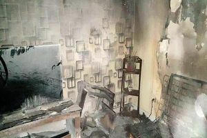 آتش سوزی ساختمان مسکونی در کوی ولی امر تبریز
