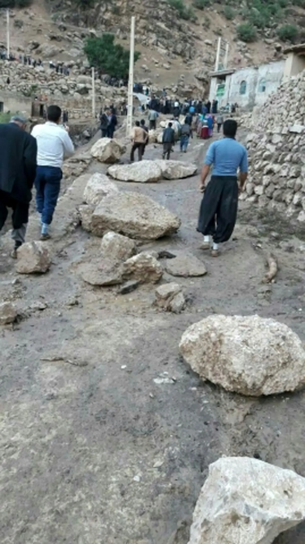 خسارات سیل در روستای سید محمد لردگان