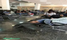 تاخیر 4 ساعته پرواز زاهدان به تهران + تصویر