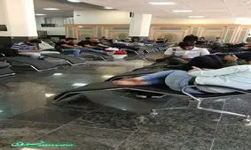 تاخیر 4 ساعته پرواز زاهدان به تهران + تصویر