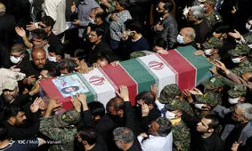 تشییع پیکر شهید «اصغر پاشاپور» / عکس