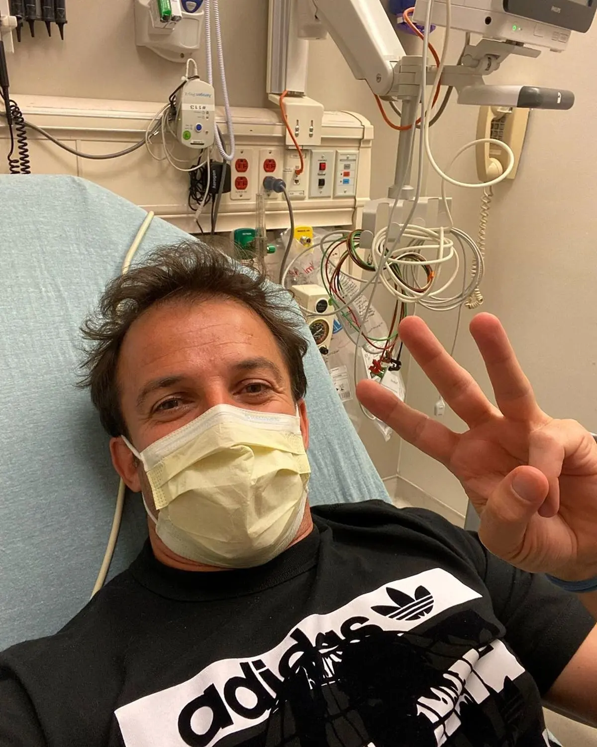 الکساندر دل پیرو در بیمارستان بستری شد