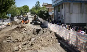 آغاز به کار عملیات ساماندهی شبکه برق خیابان فردوسی سنندج