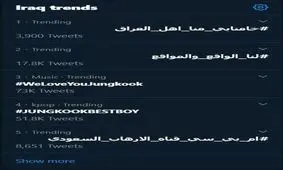 واکنش عراقی ها به سخنان امروز رهبرانقلاب/ هشتک "خامنائي منا_ اهل العراق" ترند اول توییتر عراق شد﻿