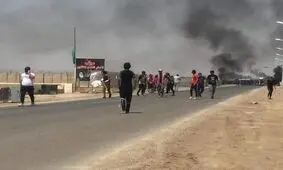 به آتش کشیدن چادرهای تحصن‌کنندگان در جنوب عراق/پیام الکاظمی به شورای عالی قضایی