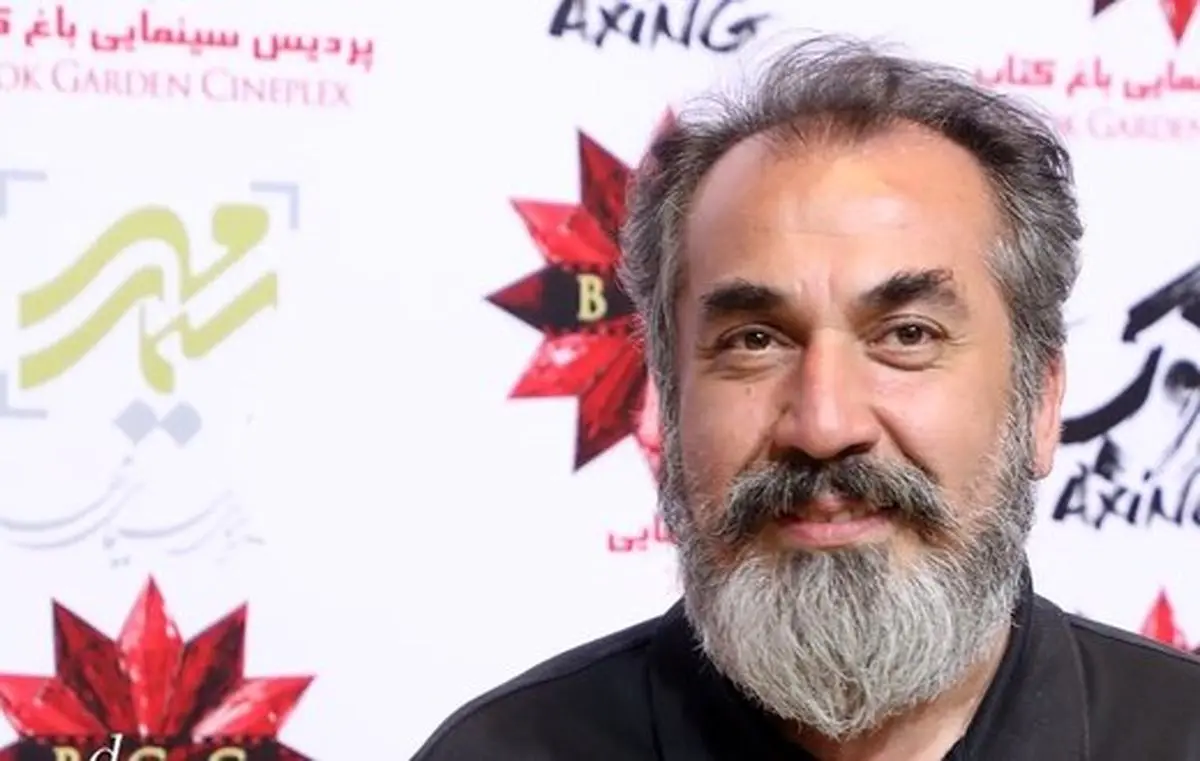 عکسی قدیمی از سیامک انصاری پشت صحنه یک فیلم خاطره‌انگیز