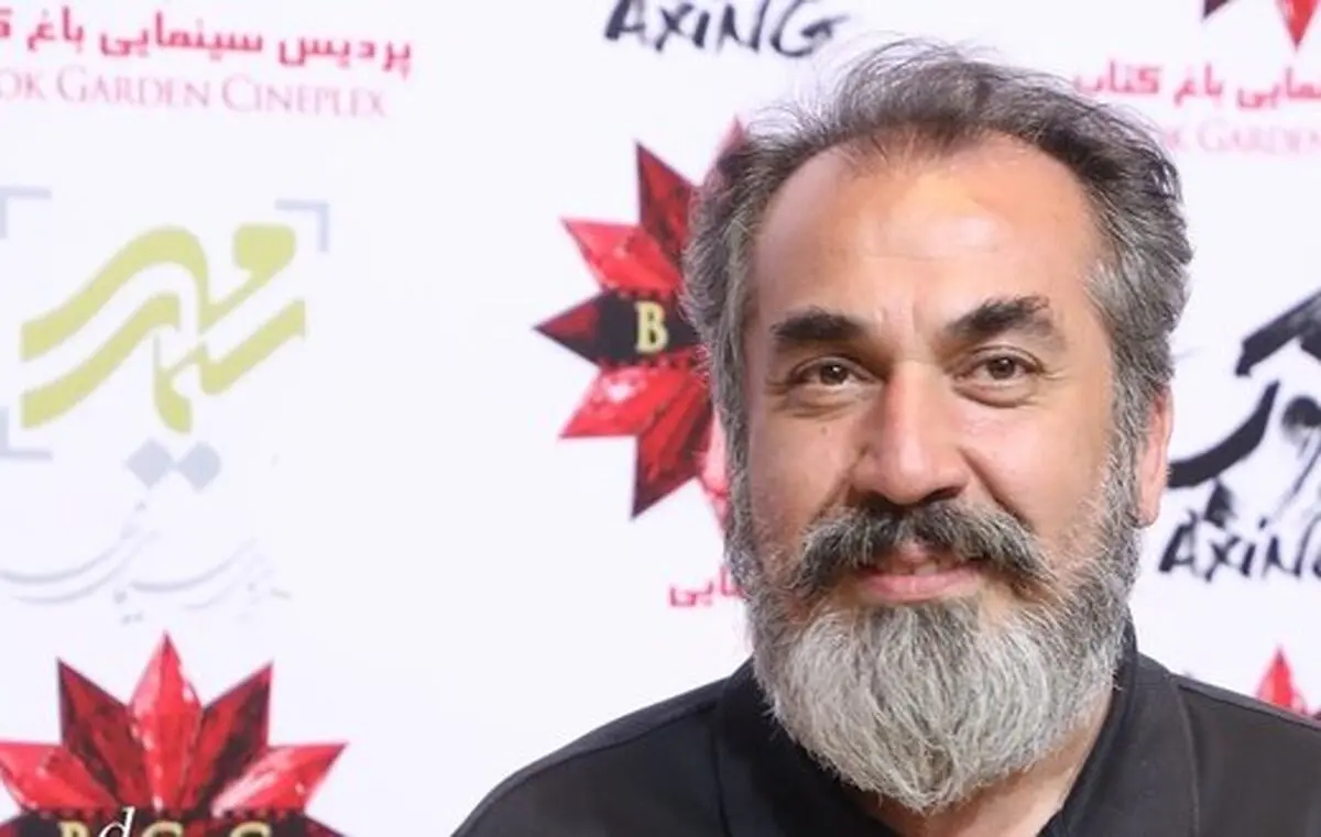 عکسی قدیمی از سیامک انصاری پشت صحنه یک فیلم خاطره‌انگیز