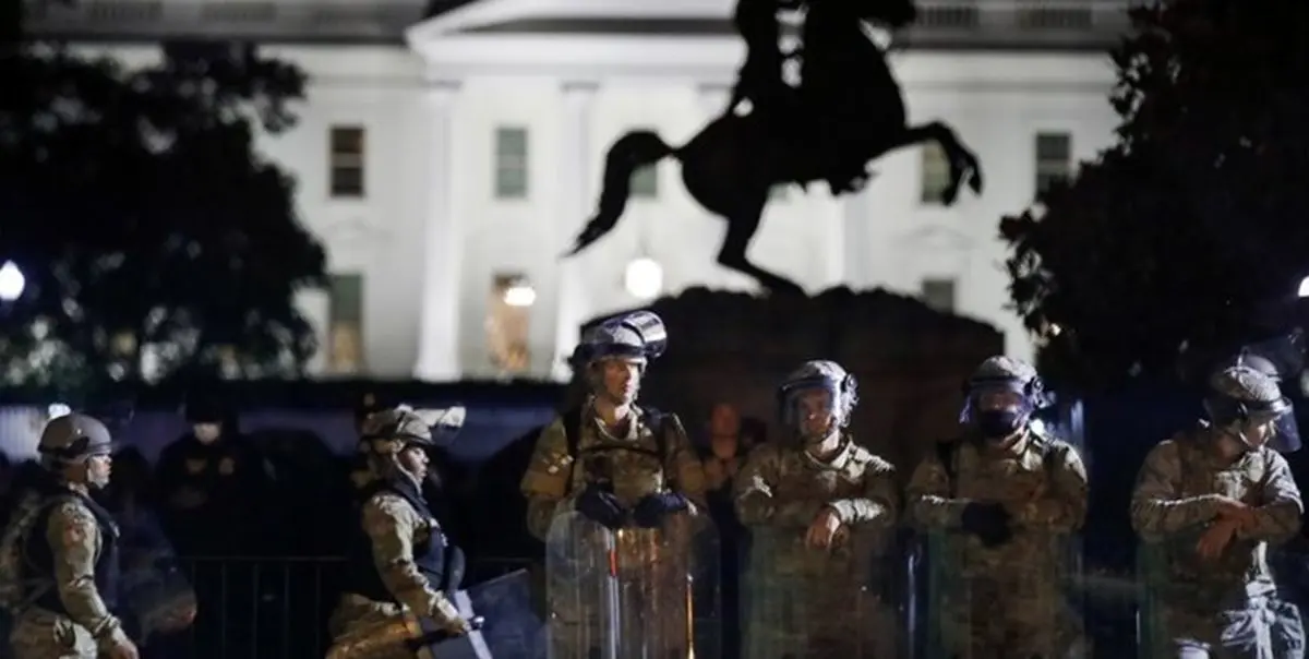 نیرو‌های ارتش آمریکا از واشنگتن به پادگان‌ها برگشتند